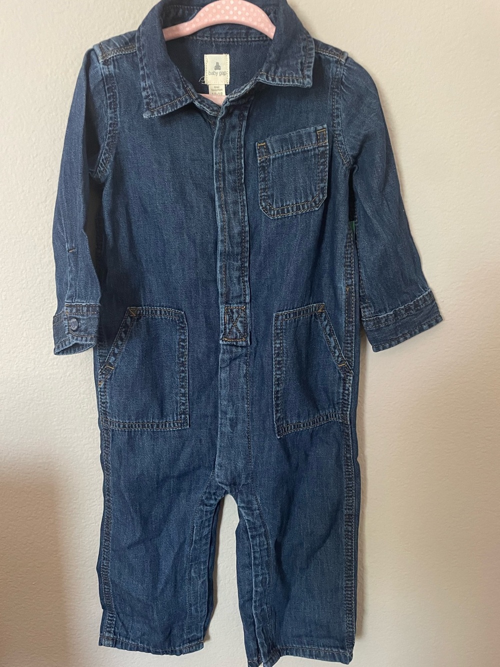 Baby GAP Denim Utility Jumpsuit - NWT